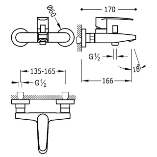 TRES FLAT-TRES Bateria wannowa- 20417001