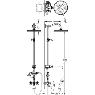 TRES TRES-CLASIC Bateria wannowa- 24217602