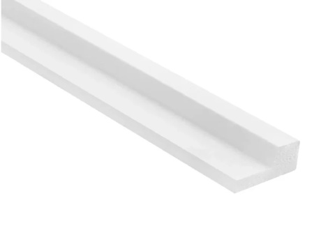 MARDOM DECOR L0101RT Prawe zakończenie lameli Białej – kolekcja Stretto – 200 cm – do malowania