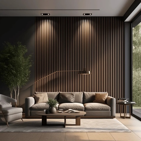 MARDOM DECOR L0104 Lamela Dąb Ciemny – kolekcja Stretto – 270 cm