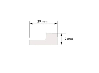 MARDOM DECOR L0106R Prawe Zakończenie Lameli Dąb Klasyczny – kolekcja Stretto – 270 cm