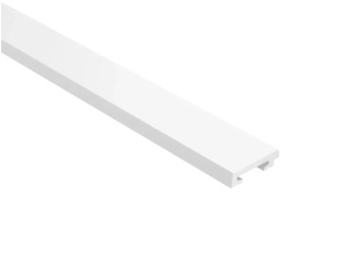 MARDOM DECOR L0501LTP Lewe zakończenie lameli białej Premium – kolekcja Grosso – 200 cm – lakierowane