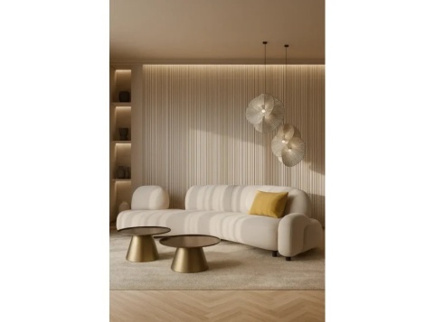 MARDOM DECOR Panel ścienny WP005 Aria – 270 cm – do malowania