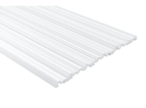 MARDOM DECOR Panel ścienny WP005TP Aria Premium – 200 cm – satynowa biel RAL 9003