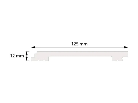 MARDOM DECOR BW001T Boazeria angielska – 200 cm – do malowania