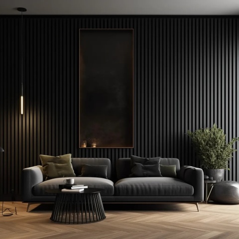 MARDOM DECOR L0301 Lamela Ścienna Biała – kolekcja Largo – 270 cm – do malowania