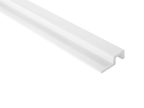 MARDOM DECOR L0301RT Prawe Zakończenie Lameli Białej – kolekcja Largo – 200 cm – do malowania