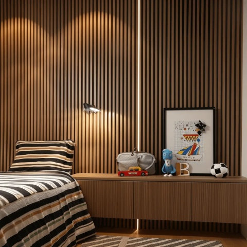 MARDOM DECOR L0306 Lamela Ścienna Dąb Klasyczny – kolekcja Largo – 270 cm