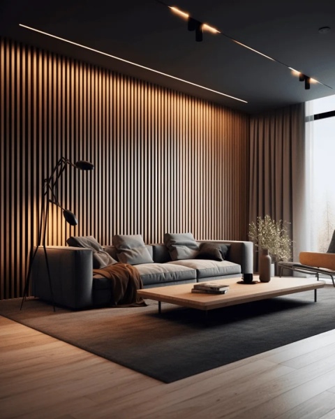 MARDOM DECOR L0306T Lamela Ścienna Dąb Klasyczny – kolekcja Largo – 200 cm