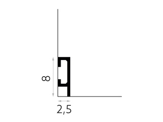 MARDOM DECOR QL019 Listwa Przypodłogowa Do Malowania – 200 cm