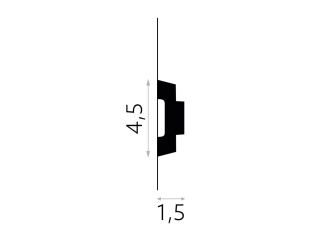 MARDOM DECOR MD317 Listwa Ścienna Do Malowania – 200 cm