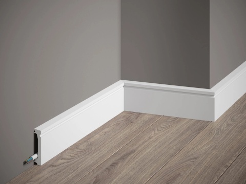 MARDOM DECOR MD028P Listwa Przypodłogowa Lakierowana Premium – 200 cm