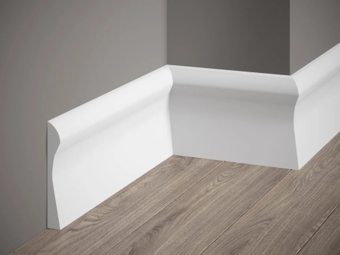 MARDOM DECOR QS003P Listwa Przypodłogowa Lakierowana Premium – 200 cm