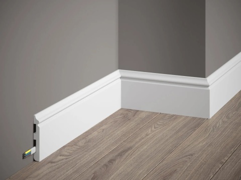 MARDOM DECOR MD018P Listwa Przypodłogowa Lakierowana Premium – 200 cm