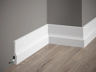 MARDOM DECOR QS009P Listwa Przypodłogowa Lakierowana Premium – 200 cm