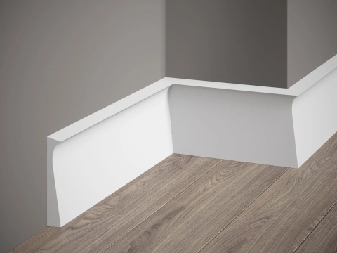 MARDOM DECOR QS004P Listwa Przypodłogowa Lakierowana Premium – 200 cm