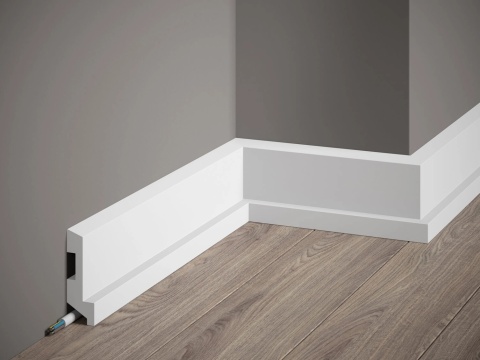 MARDOM DECOR MD024P Listwa Przypodłogowa Lakierowana Premium – 200 cm