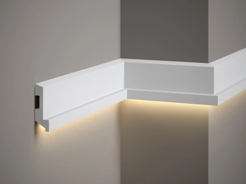 MARDOM DECOR MD024P Listwa Przypodłogowa Lakierowana Premium – 200 cm