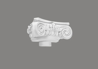 MARDOM DECOR Nasada Półkolumny C1000-1H – Do Malowania – Średnica Rdzenia 15 cm
