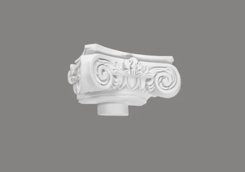MARDOM DECOR Nasada Półkolumny C1000-1H – Do Malowania – Średnica Rdzenia 15 cm