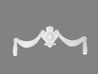 MARDOM DECOR Element Dekoracyjny Obudowy Drzwi D3517 – Do Malowania – Szerokość 32 cm – Wysokość 13 cm