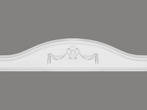MARDOM DECOR Element Dekoracyjny Obudowy Drzwi D3517 – Do Malowania – Szerokość 32 cm – Wysokość 13 cm