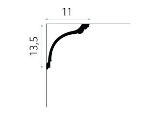 MARDOM DECOR MDA040 Listwa Sufitowa Do Malowania – 200 cm