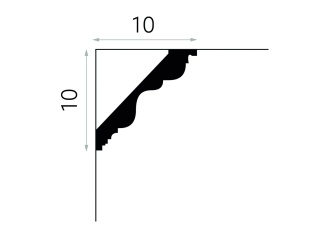 MARDOM DECOR MDB108F Listwa Elastyczna Sufitowa Do Malowania – 200 cm