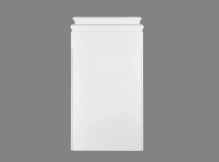 MARDOM DECOR Podstawa Pilastra D3010 – Do Malowania – Szerokość 19,5 cm – Wysokość 35,5 cm
