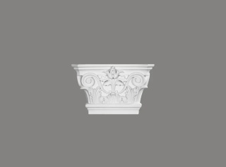 MARDOM DECOR Nasada Pilastra D3502 – Do Malowania – Szerokość 23,2 cm