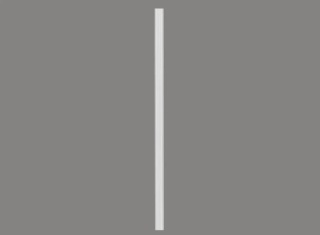 MARDOM DECOR Pilaster / Listwa Ścienna D1541 – Do Malowania – Długość 200 cm – Szerokość 13,8 cm