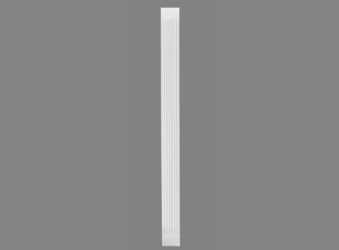MARDOM DECOR Pilaster / Listwa Ścienna D1516 – Do Malowania – Długość 200 cm – Szerokość 19,7 cm
