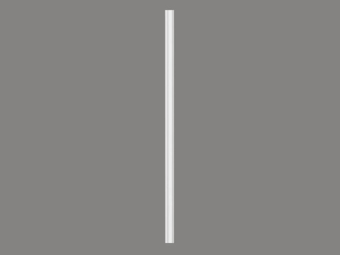MARDOM DECOR Pilaster / Listwa Ścienna D1511 – Do Malowania – Długość 240 cm – Szerokość 9,3 cm