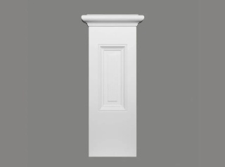 MARDOM DECOR Podstawa Pilastra D3003 – Do Malowania – Szerokość 28,8 cm – Wysokość 64 cm