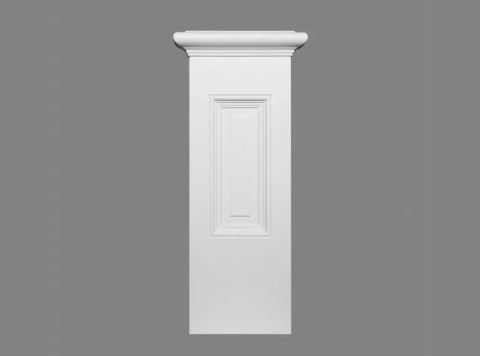 MARDOM DECOR Podstawa Pilastra D3003 – Do Malowania – Szerokość 28,8 cm – Wysokość 64 cm