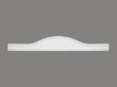 MARDOM DECOR Portal Nad Drzwi / Architraw D2512 – Do Malowania – Szerokość 125 cm – Wysokość 19,5 cm