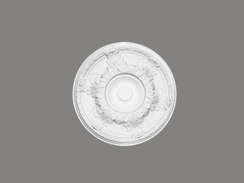 MARDOM DECOR Rozeta B3033 – Do Malowania – Średnica 49,2 cm