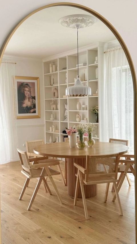 MARDOM DECOR Rozeta B3033 – Do Malowania – Średnica 49,2 cm