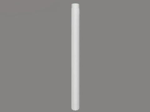 MARDOM DECOR Trzon Kolumny C3001W – Do Malowania – Wysokość 239,5 cm – Średnica 18 cm