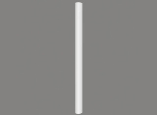 MARDOM DECOR Trzon Półkolumny C4002H – Do Malowania – Wysokość 242,5 cm – Szerokość 20 cm