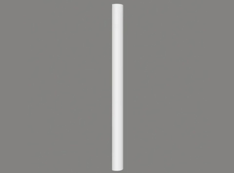 MARDOM DECOR Trzon Półkolumny C4002H – Do Malowania – Wysokość 242,5 cm – Szerokość 20 cm