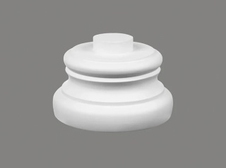 MARDOM DECOR Baza Kolumny C5000-4W – Do Malowania – Średnica Rdzenia 15 cm