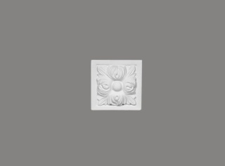 MARDOM DECOR Element Dekoracyjny / Kostka Narożna D3543 – Do Malowania – 9,7 cm x 9,7 cm