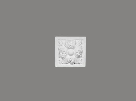 MARDOM DECOR Element Dekoracyjny / Kostka Narożna D3543 – Do Malowania – 9,7 cm x 9,7 cm