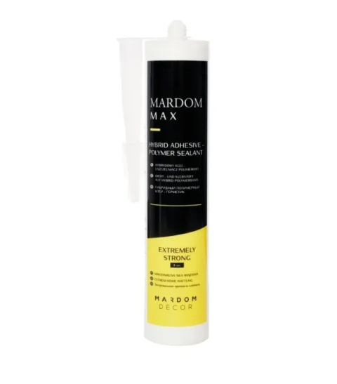 MARDOM DECOR MAX Klej Montażowy Ekstremalnie Mocny – Pojemność 290 ml / 430 g