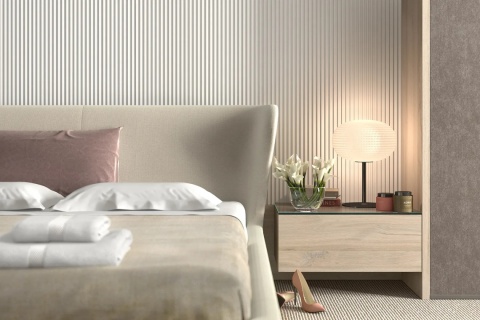 MARDOM DECOR L0101 Lamela Biała – kolekcja Stretto – 270 cm – do malowania