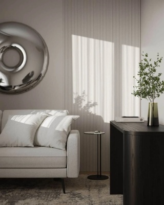 MARDOM DECOR L0401LTP Lewe zakończenie lameli białej Premium – kolekcja Sereno – 200 cm – lakierowane