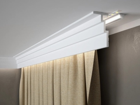 MARDOM DECOR QL025 Listwa Oświetleniowa Do Malowania – 200 cm
