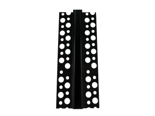 MARDOM DECOR Aluminiowy Profil Ścienny LED LLP1 do Lameli Stretto i Medio – Czarny